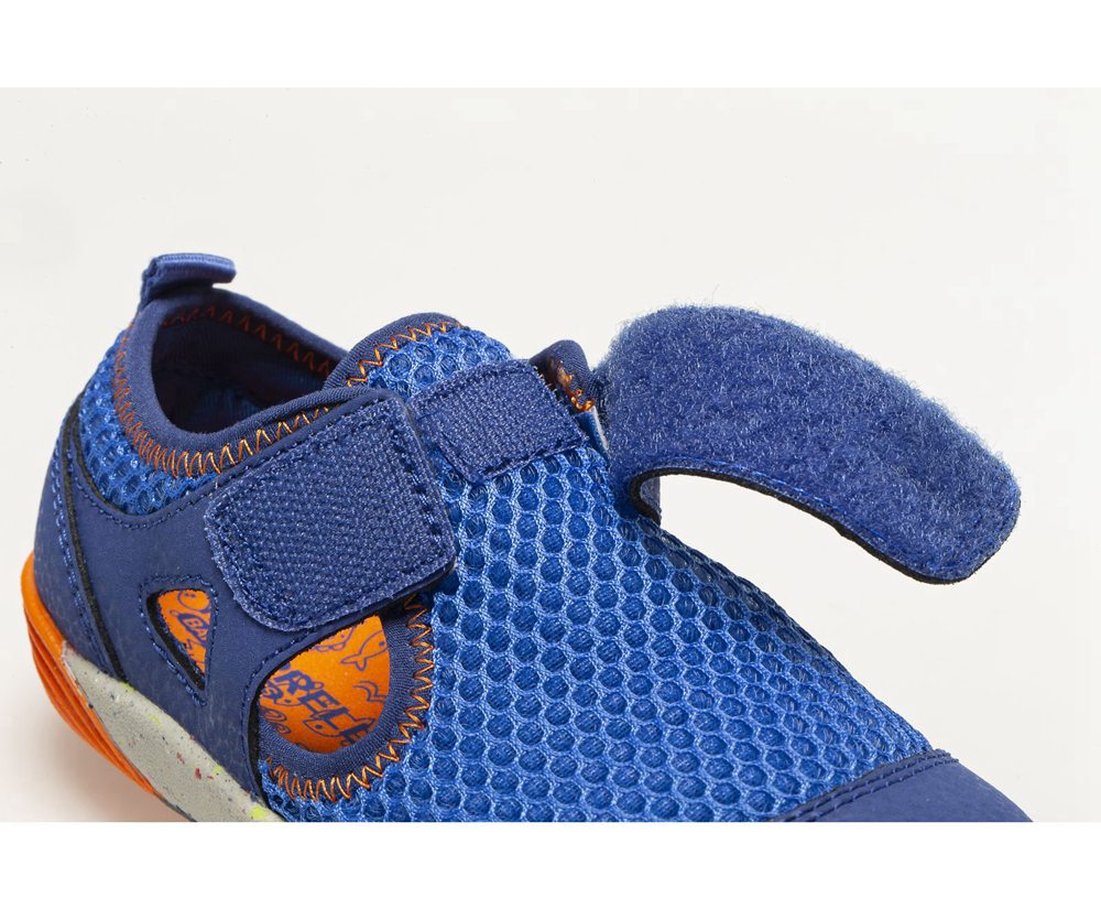 Merrell Sneakers Blue/Orange - Bare Access Steps® H2O - Kids 01GSQIHDT